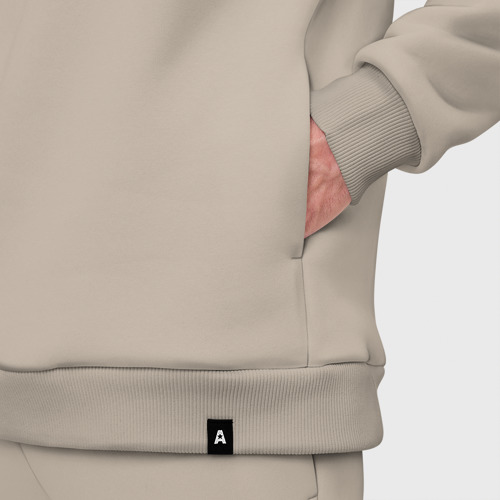 Мужской костюм oversize хлопок с принтом Математические логотипы Эда Ширана, фото #4