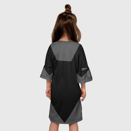 Детское платье 3D Форма Mouz black, цвет 3D печать - фото 5