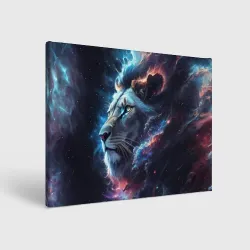 Холст прямоугольный Galactic lion