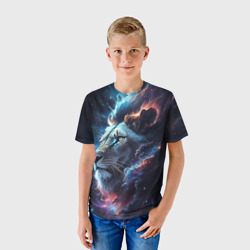 Детская футболка 3D Galactic lion - фото 2
