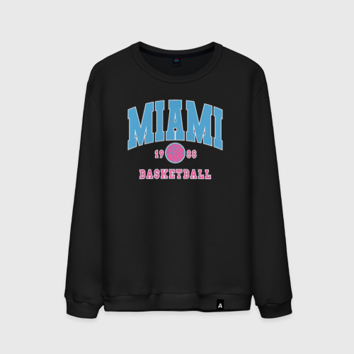Мужской свитшот хлопок Miami Heat 1988, цвет черный
