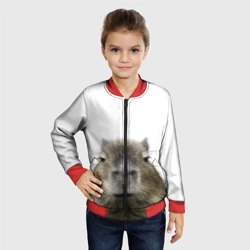 Детский бомбер 3D Капибара пофигист - фото 2