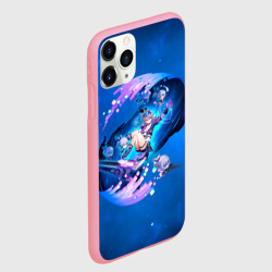 Чехол для iPhone 11 Pro Max матовый Хонкай Стар Рейл: Серебряный Волк - фото 2