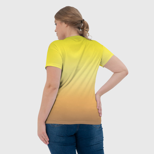Женская футболка 3D Шнауцер в лесу, цвет 3D печать - фото 7
