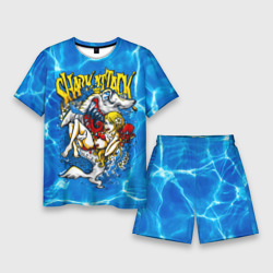 Мужской костюм с шортами 3D Shark Attack - ocean