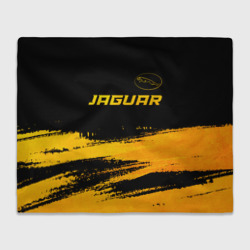 Плед 3D Jaguar - gold gradient: символ сверху