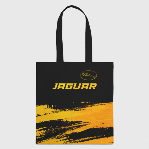 Шоппер 3D Jaguar - gold gradient: символ сверху