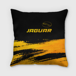 Подушка 3D Jaguar - gold gradient: символ сверху