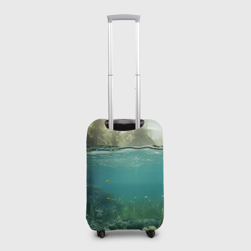 Чехол для чемодана 3D Карп в воде, цвет 3D печать - фото 2