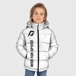 Зимняя куртка для мальчиков 3D Need for Speed glitch на светлом фоне: по-вертикали - фото 2