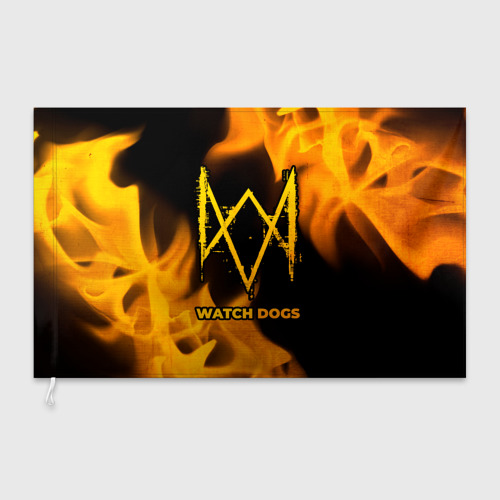 Флаг 3D Watch Dogs - gold gradient - фото 3