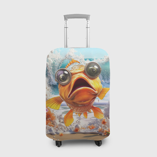Чехол для чемодана 3D Карп рыба, цвет 3D печать