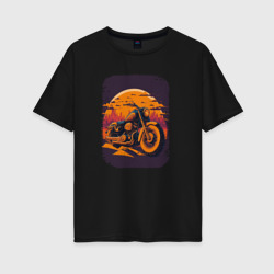 Женская футболка хлопок Oversize Vintage Harley Tribute