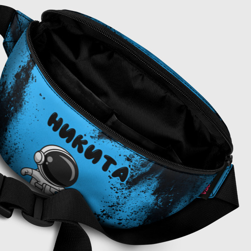Поясная сумка 3D с принтом Никита космонавт футболист, фото #6