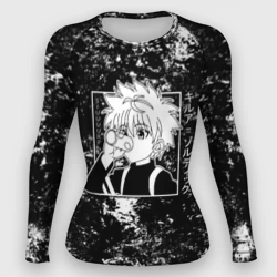 Женский рашгард 3D Киллуа из аниме Hunter x hunter