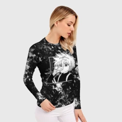 Женский рашгард 3D Киллуа из аниме Hunter x hunter - фото 2