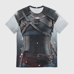Мужская футболка 3D Броня Геральта