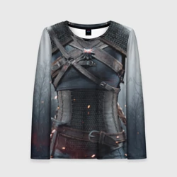 Женский лонгслив 3D Броня Геральта