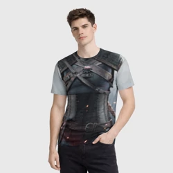 Мужская футболка 3D Броня Геральта - фото 2