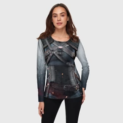 Женский лонгслив 3D Броня Геральта - фото 2