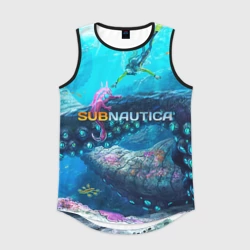 Мужская спортивная майка 3D Подводный мир сабнавтики