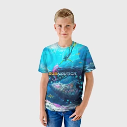 Детская футболка 3D Подводный мир сабнавтики - фото 2