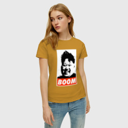 Женская футболка хлопок Boom Ким Чен Ын - фото 2