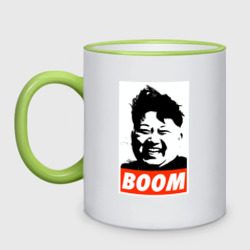 Кружка двухцветная Boom Ким Чен Ын