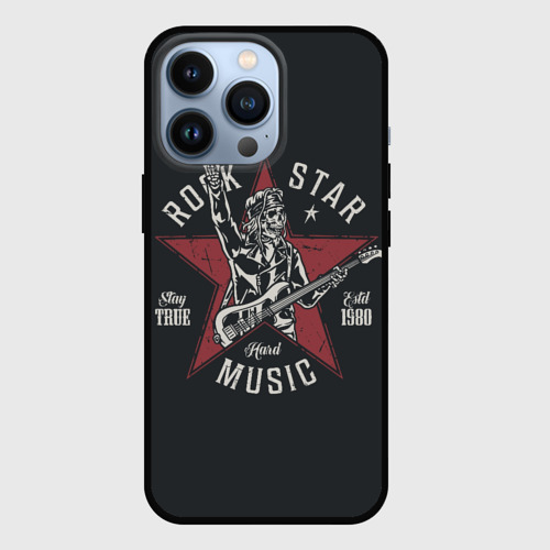 Чехол для iPhone 13 Pro Rockstar music, цвет черный