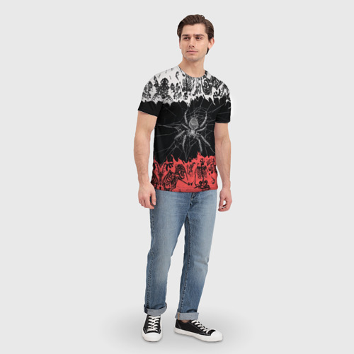 Мужская футболка 3D Смертоносный паук, цвет 3D печать - фото 5