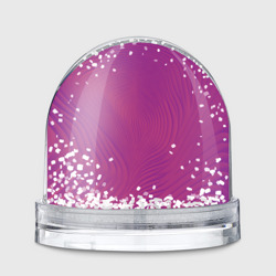 Игрушка Снежный шар Фантазия в пурпурном