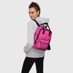 Женский рюкзак 3D Очень розовый - фото 2
