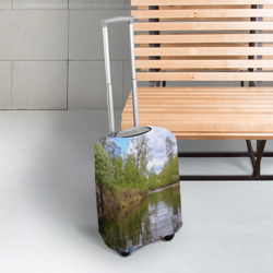 Чехол для чемодана 3D Красная байдарка - фото 2