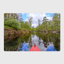 Магнитный плакат 3Х2 Красная байдарка