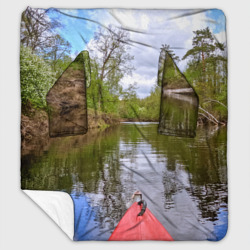 Плед с рукавами Красная байдарка