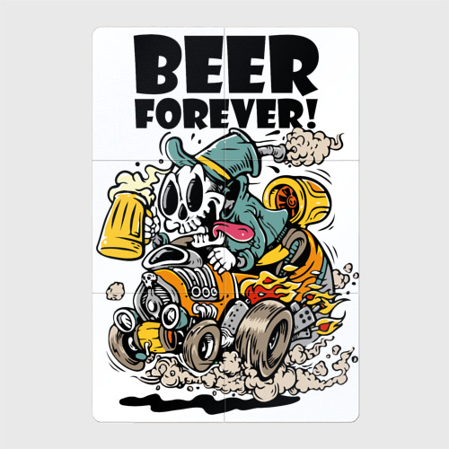 Магнитный плакат 2Х3 Beer forever - motto