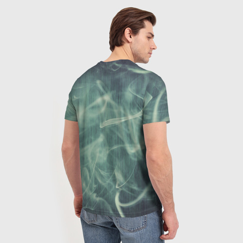 Мужская футболка 3D Стальной орёл байкер, цвет 3D печать - фото 4