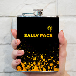 Фляга Sally Face - gold gradient: символ сверху - фото 2