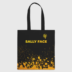 Шоппер 3D Sally Face - gold gradient: символ сверху