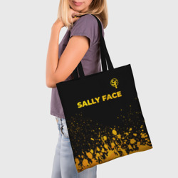 Шоппер 3D Sally Face - gold gradient: символ сверху - фото 2