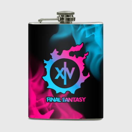 Фляга Final Fantasy - neon gradient