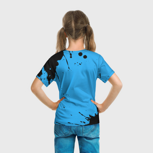 Детская футболка 3D Кирилл космонавт футболист, цвет 3D печать - фото 6