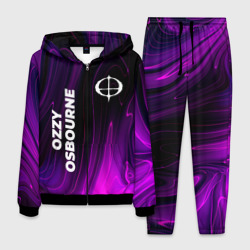 Мужской костюм 3D Ozzy Osbourne violet plasma