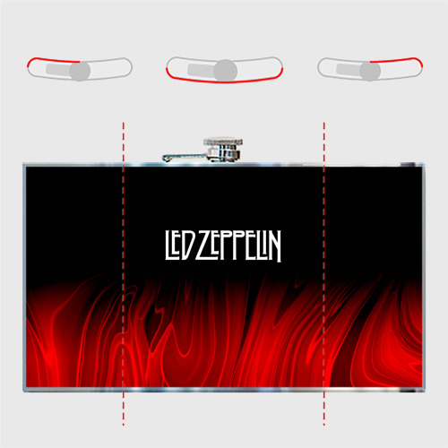 Фляга Led Zeppelin red plasma - фото 5