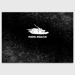 Поздравительная открытка Papa Roach с потертостями на темном фоне