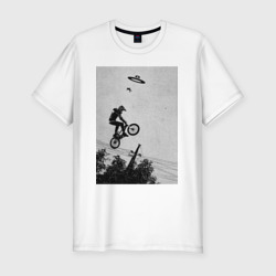 Мужская футболка хлопок Slim UFO BMX