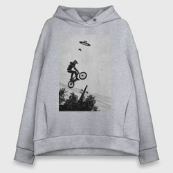 Женское худи Oversize хлопок UFO BMX