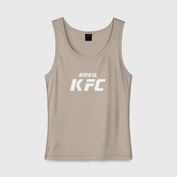 Женская майка хлопок Боец KFC