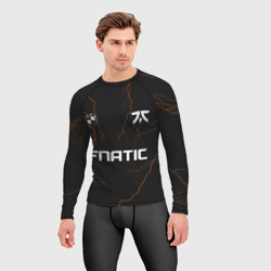 Мужской рашгард 3D Форма Fnatic молнии - фото 2