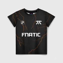 Детская футболка 3D Форма Fnatic молнии